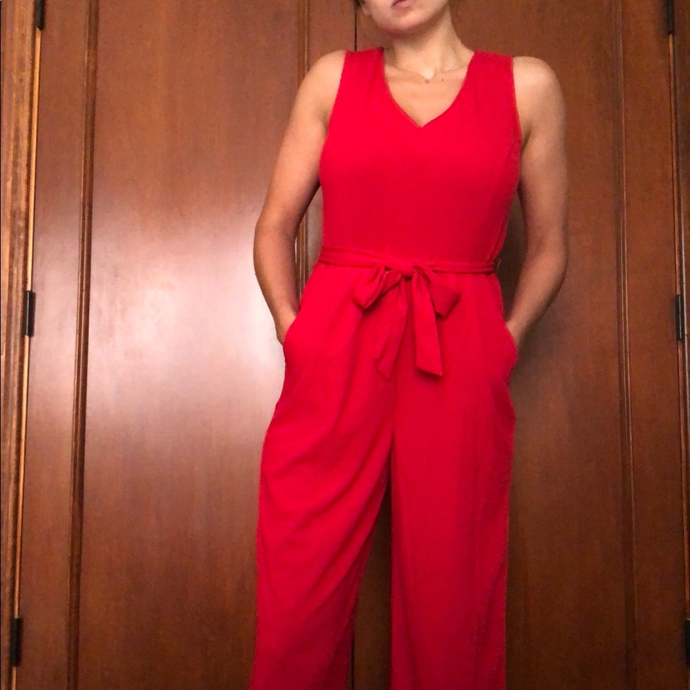 Beautiful Red Jumpsuit NWOT